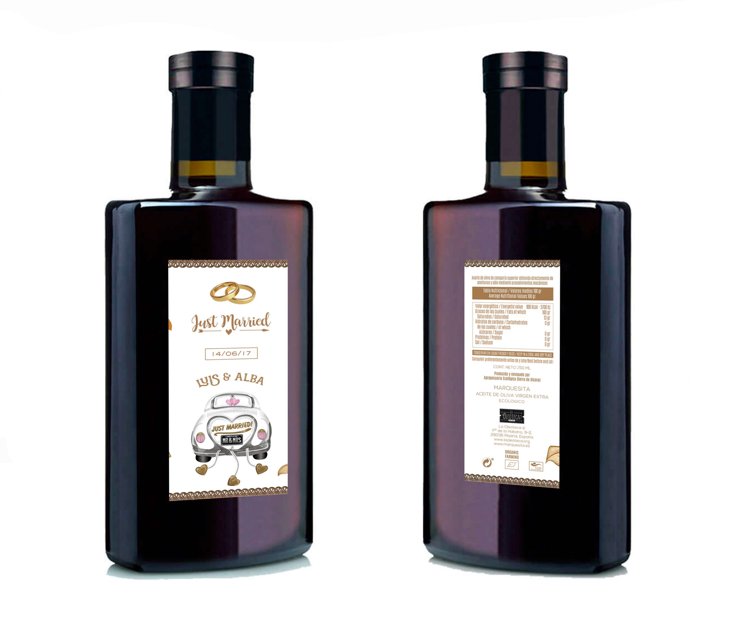 Botella aceite oliva personalizada 5